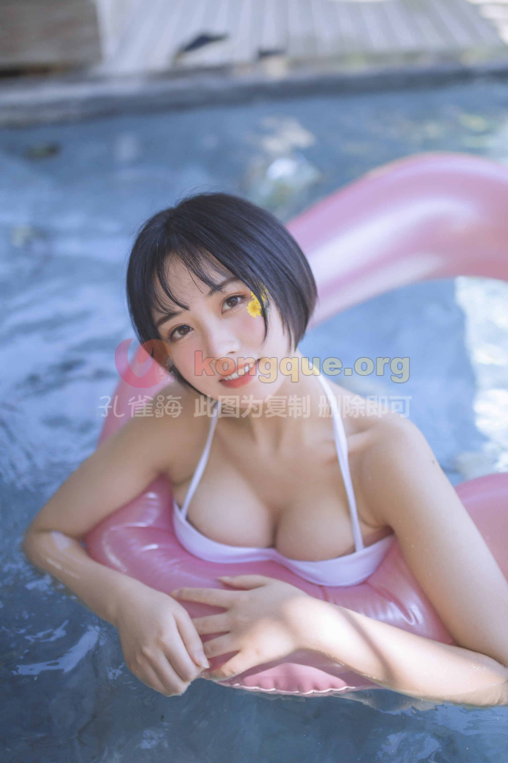 图片[1]-念雪ww – NO.017 白色泳衣 [30P]-XikXak